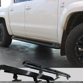 VW Amarok Rockslider Side Steps - Rockarmor 4x4