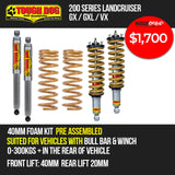 Tough Dog Foam Cell Suspension Kit (Light Rear) - 200 Series LC