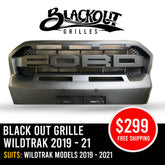 Ford Raptor Style Black out GRILLE to suit 2019+ WILDTRAK