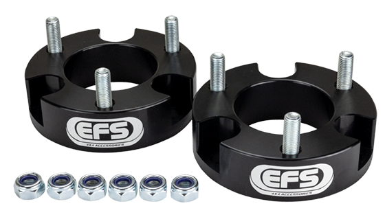 Front Strut Spacers 50mm Lift Nissan Navara D40 (Pair)