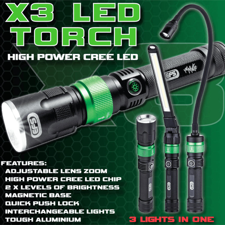 EFS Ya'Mate X3 LED Torch