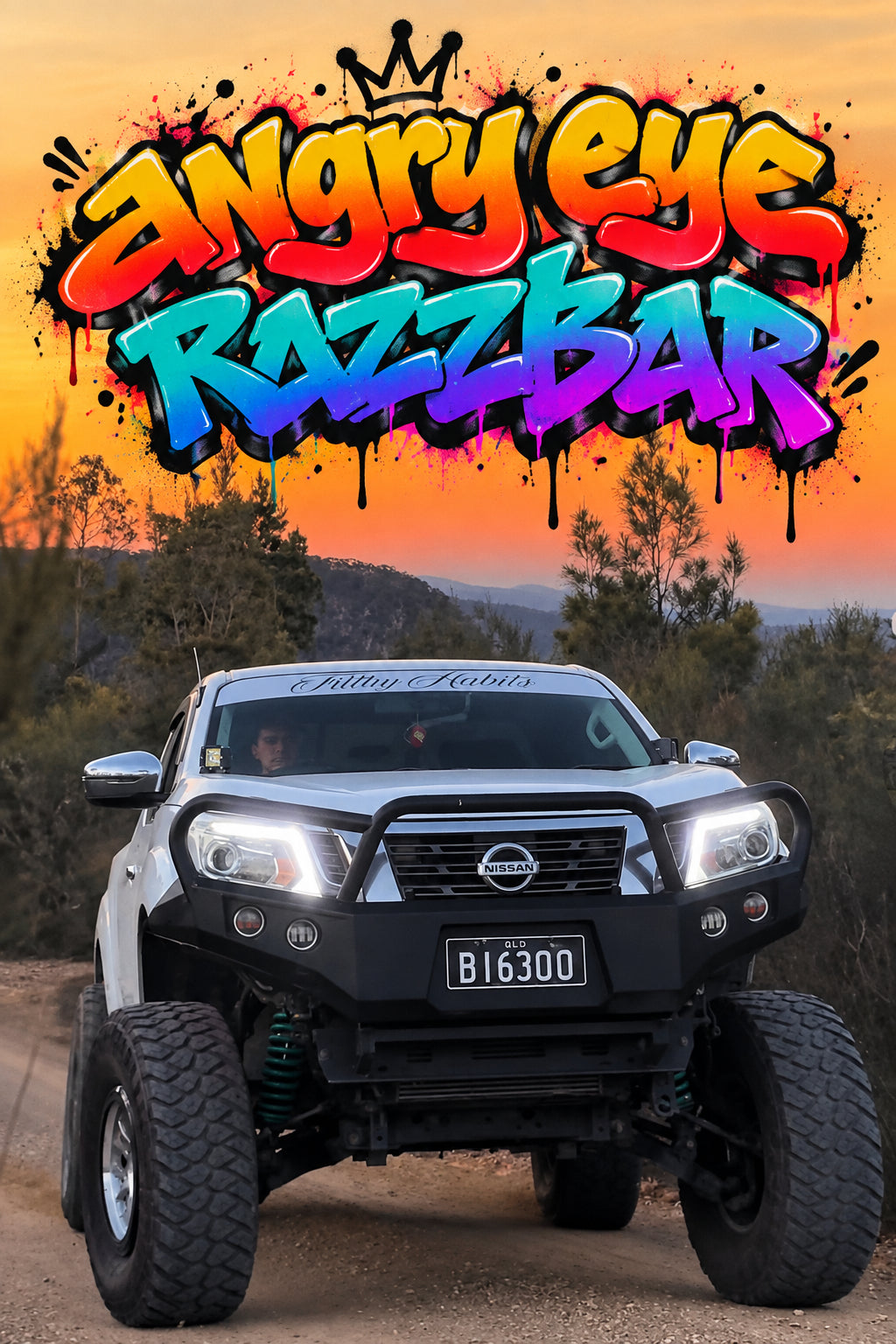 RAZZ BAR ANGRY EYES NP300!IN STOCK ORDER NOW!!