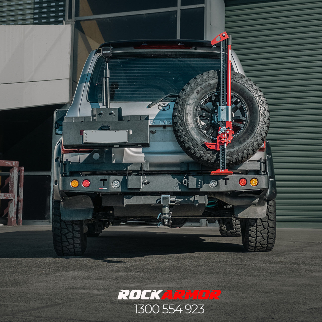 105 Series Rear Bar Wheel Carrier - Rockarmor