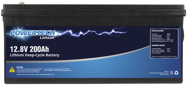 12.8V 200Ah Lithium Deep Cycle Battery