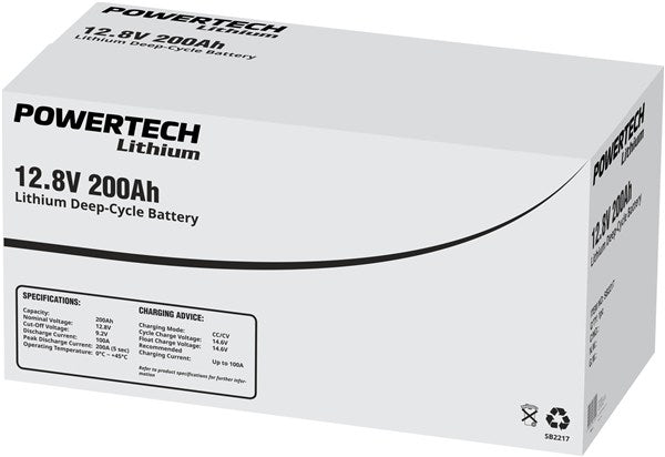 12.8V 200Ah Lithium Deep Cycle Battery