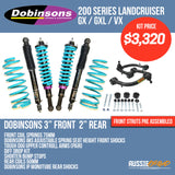 200 Series LC | Dobinsons 3" Front 2" Rear Lift Kit