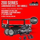 Landcruiser 200 Series | 09/2015 - 10/2021 | Frontal Pack | Bull Bar, winch, spotties