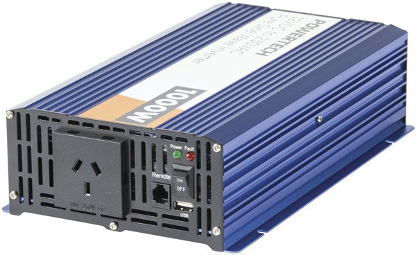 1000W 12VDC to 240VAC Pure Sine Wave Inverter