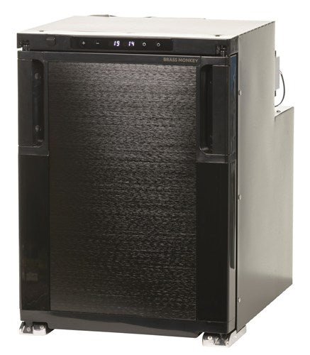 50L Brass Monkey Single Door Upright Fridge with Removable Freezer Zone