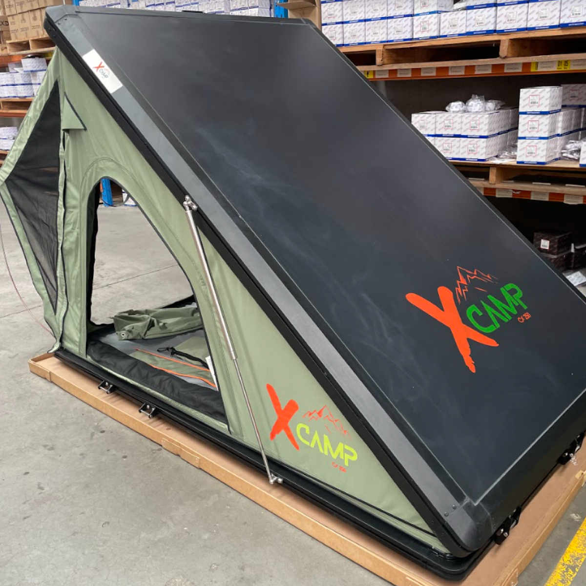 CX250 Army Green Rooftop Tent