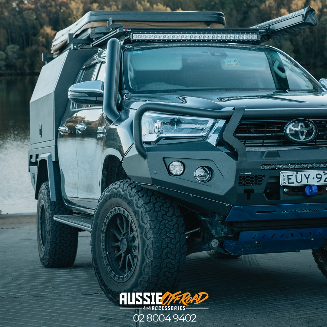 Hilux 08/20+ Offroad Frontal Pack - GT Bull Bar / 12,000LBS Winch / R85 LED Spotties