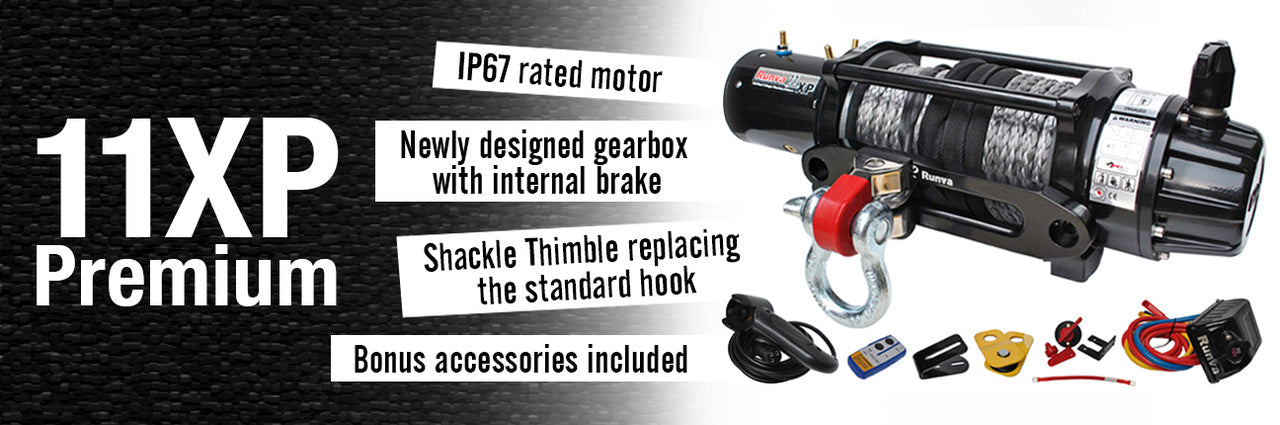 Runva 11xp Premium Winch 12 volt