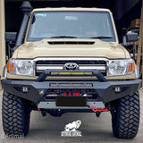 Predator Bull bar, Suitable for Toyota Land Cruiser 76, 78, 79 Series, 2007 on