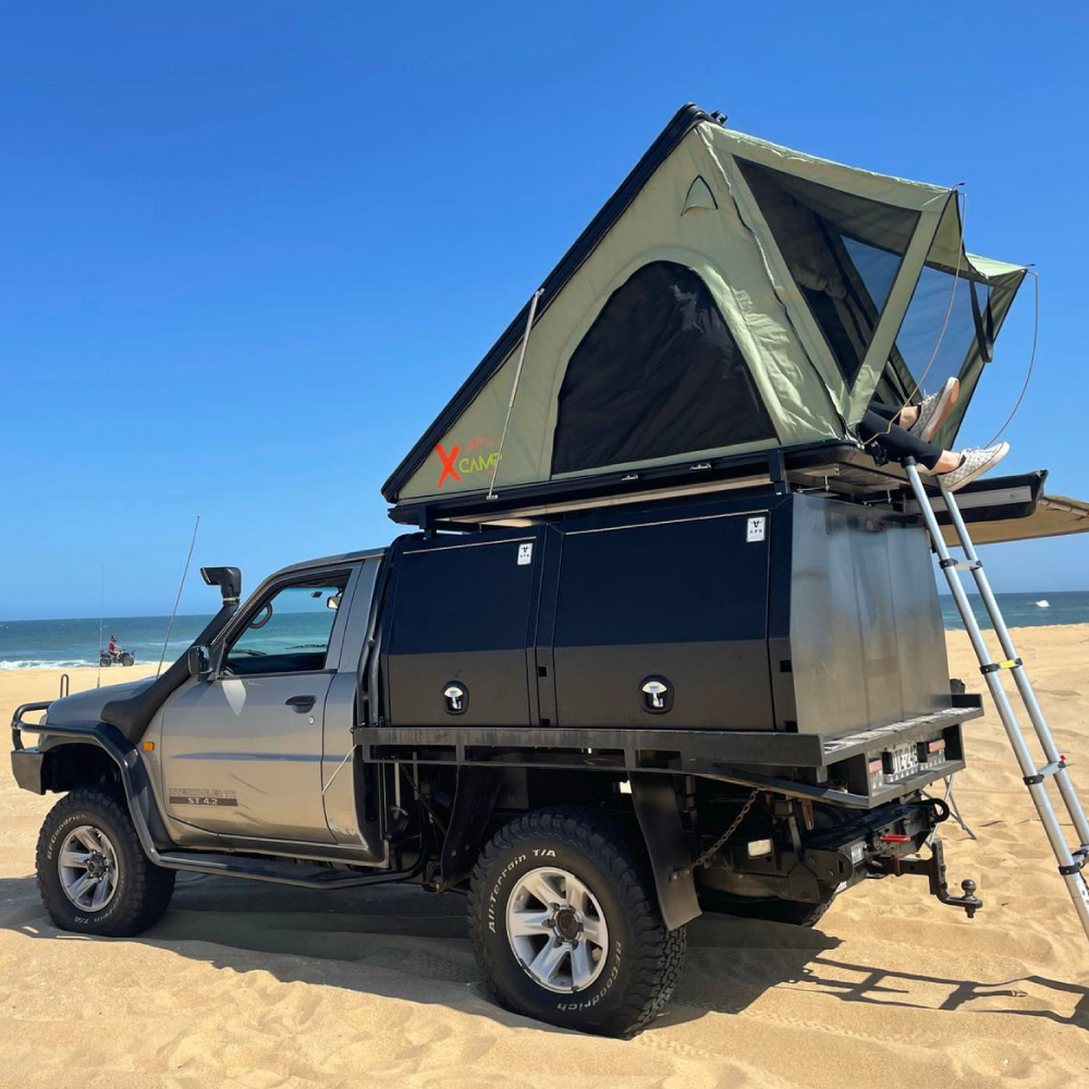 CX250 Army Green Rooftop Tent