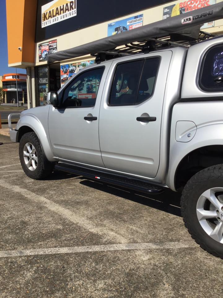 Nissan Navara D40 Rockslider Side Steps - Rockarmor 4x4