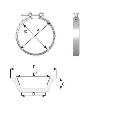 Heavy Duty V-Clamp