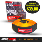 8000kg 9 Meter Recovery Snatch Strap | Rockarmor 4x4