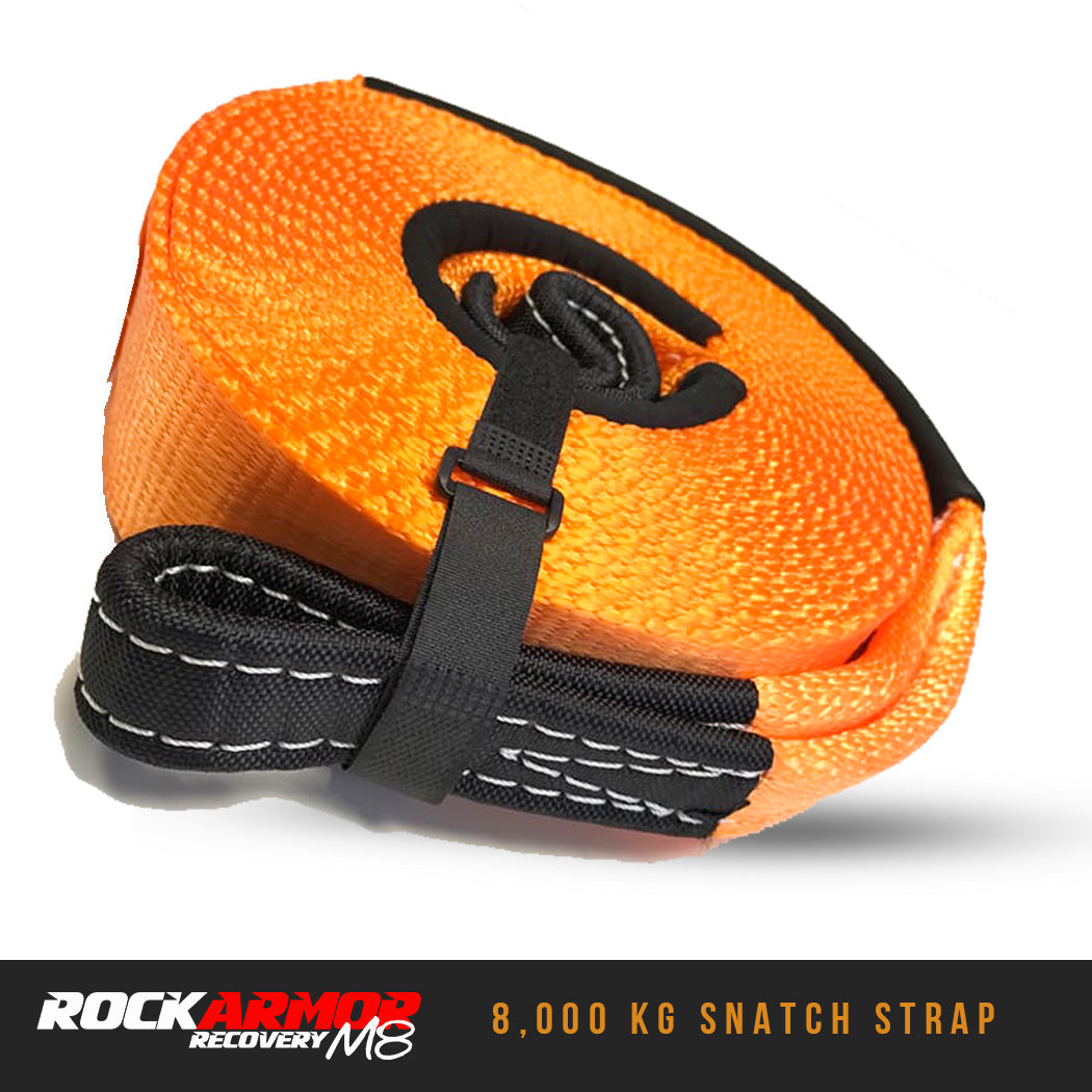 8000kg 9 Meter Recovery Snatch Strap | Rockarmor 4x4