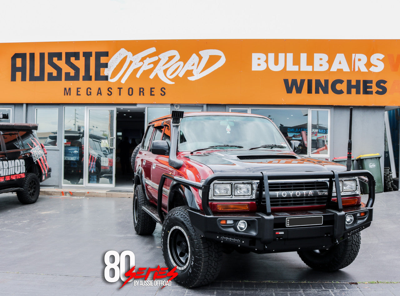 Landcruiser 80 Series | Frontal Pack | Bullbar, winch, spotties