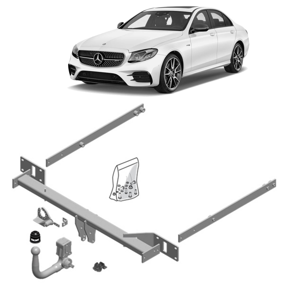 Brink Towbar for MERCEDES-BENZ E-CLASS (07/2009 - on)