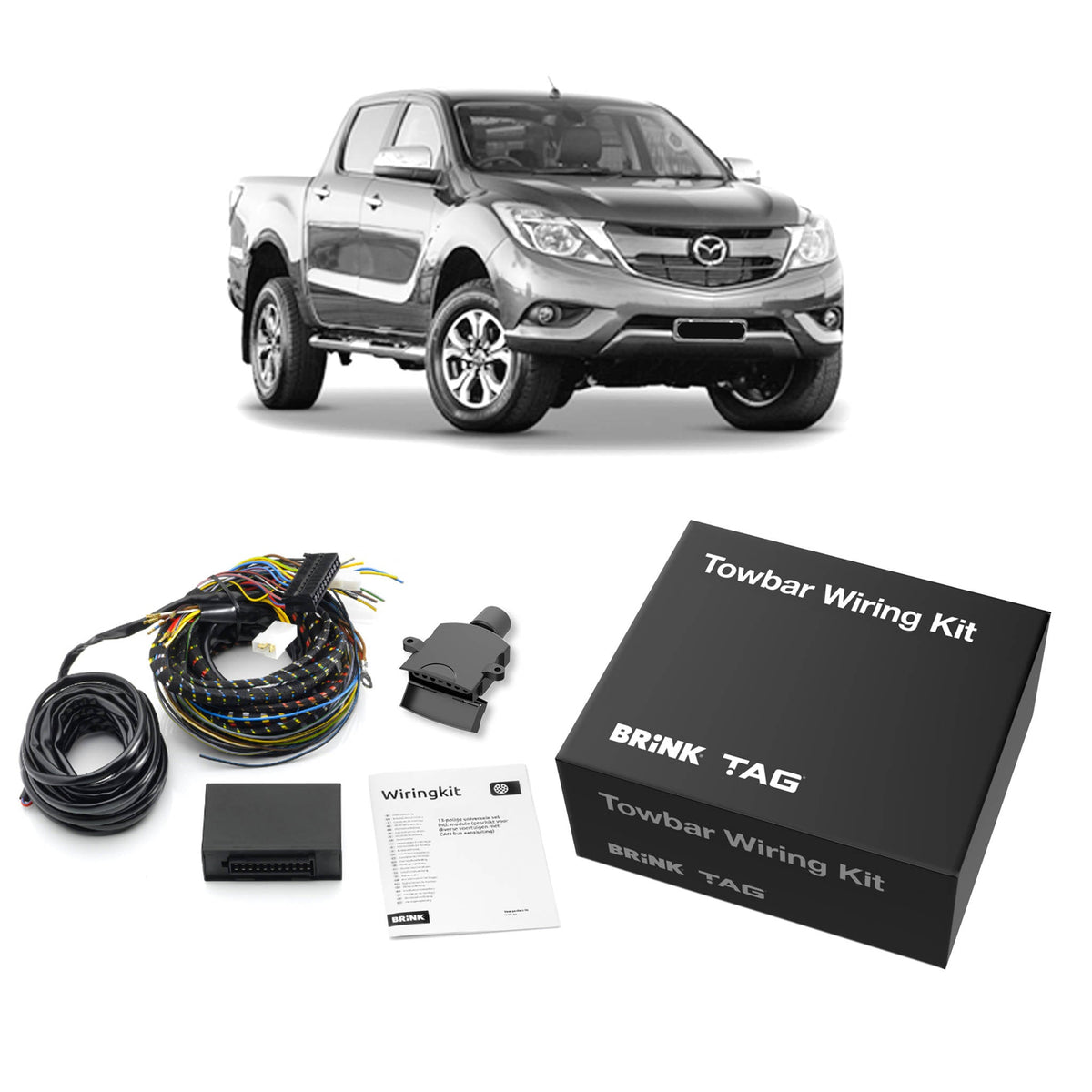Brink TAG Direct Fit Wiring Harness for Mazda BT-50 (11/2011 - 08/2015)