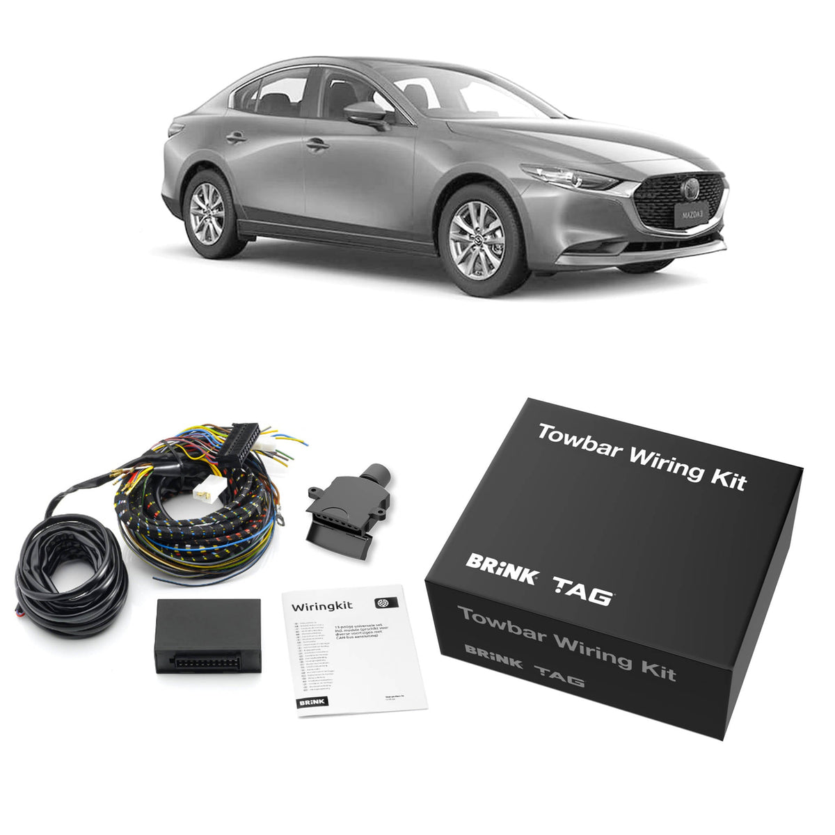 Brink TAG Direct Fit Wiring Harness for Mazda 3 (11/2013 - 03/2019)
