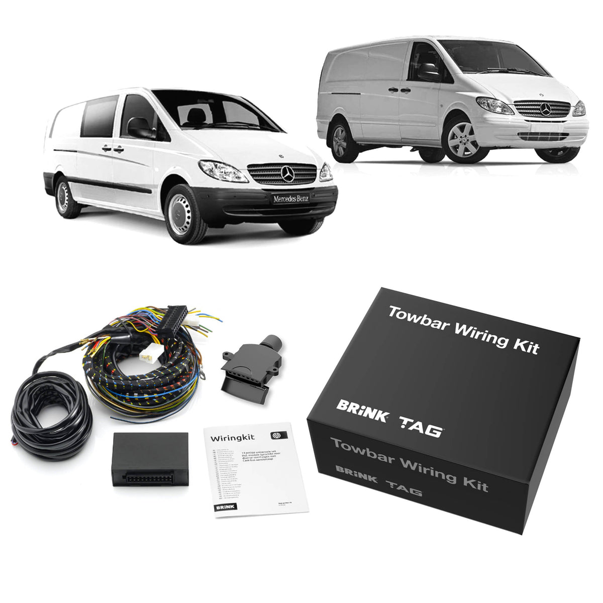 Brink TAG Direct Fit Wiring Harness for MERCEDES-BENZ Vito (10/2014 - on), Vito / Mixto (10/2014 - on)