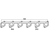 Redback Gasket for Ford Falcon (03/1988 - 09/2002), Fairlane (06/1988 - 03/1995), Fairmont (01/1992 - 09/2002)