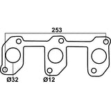 Redback Gasket for Toyota Landcruiser (01/1990 - 08/2007)