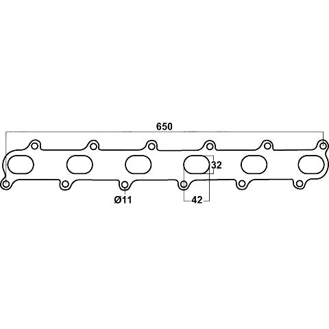 Redback Gasket for Ford Falcon (01/2002 - 12/2014), Fairmont (01/2002 - 01/2008), Territory (05/2004 - 05/2011)