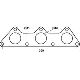 Redback Gasket for various Mitsubishi vehicles