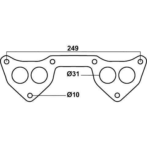 Redback Gasket for various Hyundai & Mitsubishi vehicles