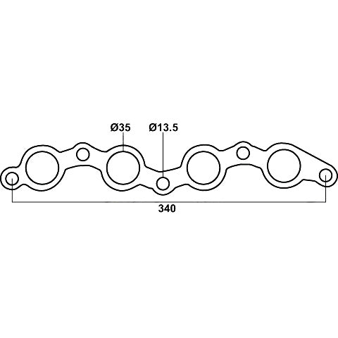 Gasket for Toyota Corolla MR2, AE82 & AE92, 4A-GE 1.6L, 16V, Twin OHC, Cemjo