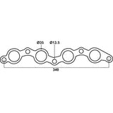 Gasket for Toyota Corolla MR2, AE82 & AE92, 4A-GE 1.6L, 16V, Twin OHC, Cemjo