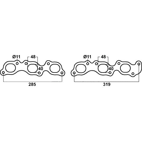 Gasket for Toyota Land Cruiser FZJ70, FZJ75, FZJ80 & FZJ100, Toyota 1FZ & 1FZ-E 4.5L, 24V, Cemjo