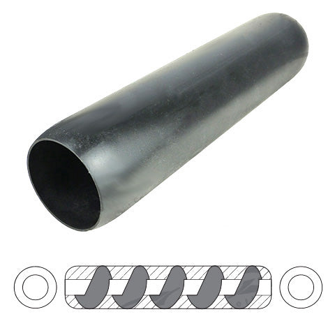 3 1/2" Round, 15" Long, 3", C/C, Auger, Stainless