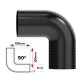 Redback Silicone Hose (3") 90° Bend