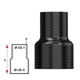 Redback Silicone Hose (1-1/4" in, 1-1/2" out) Straight Reducer