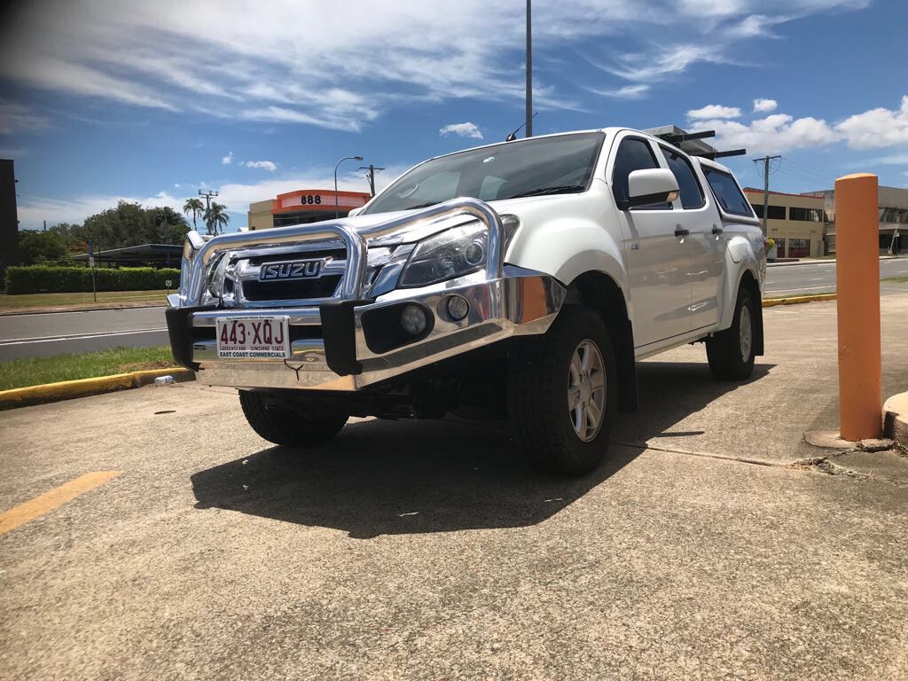 Isuzu DMAX Rockarmor Alloy Bull Bar (2012 - 2016)