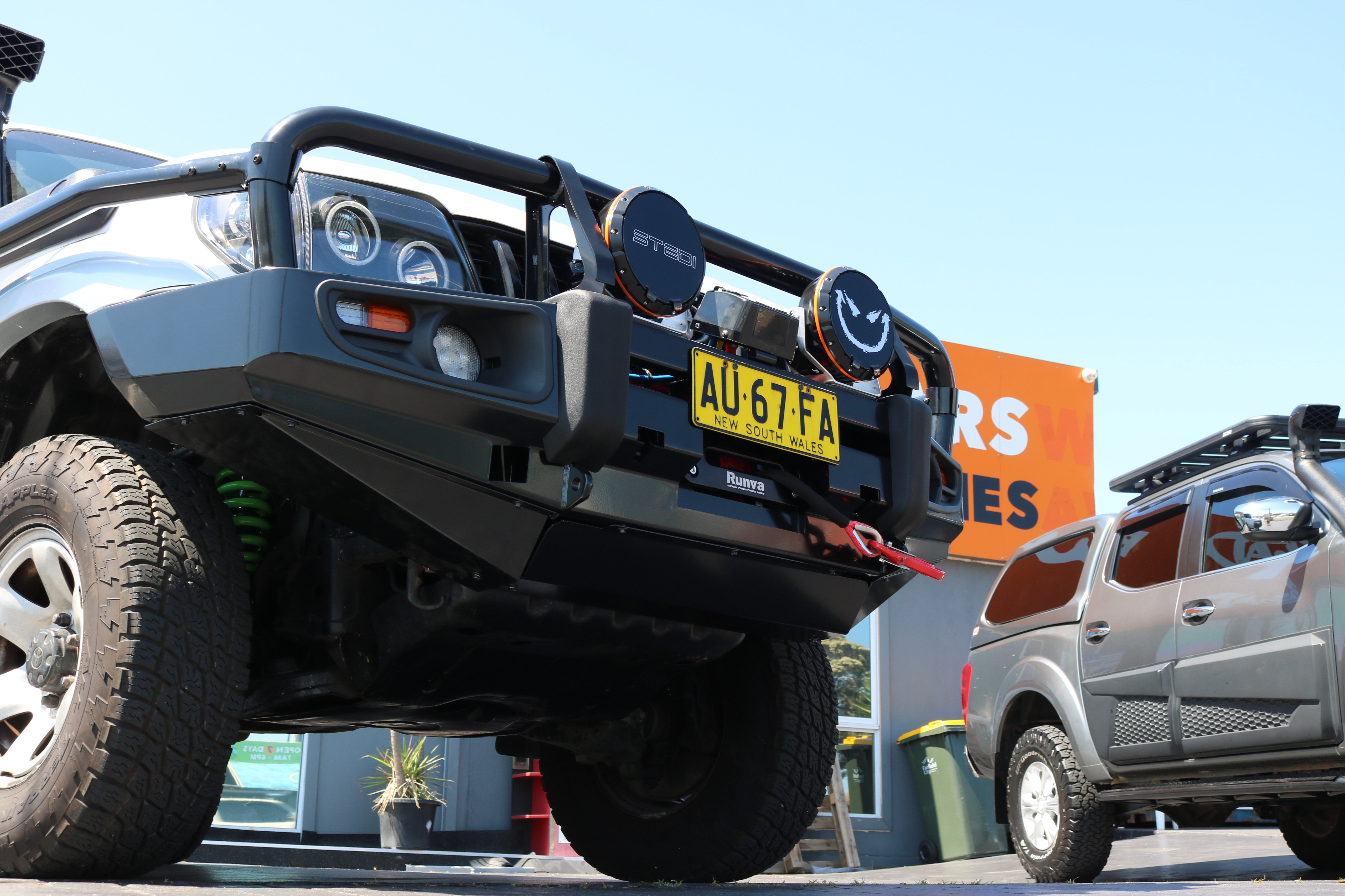 Prado 90 Series Bull Bar & Rockslider Combo