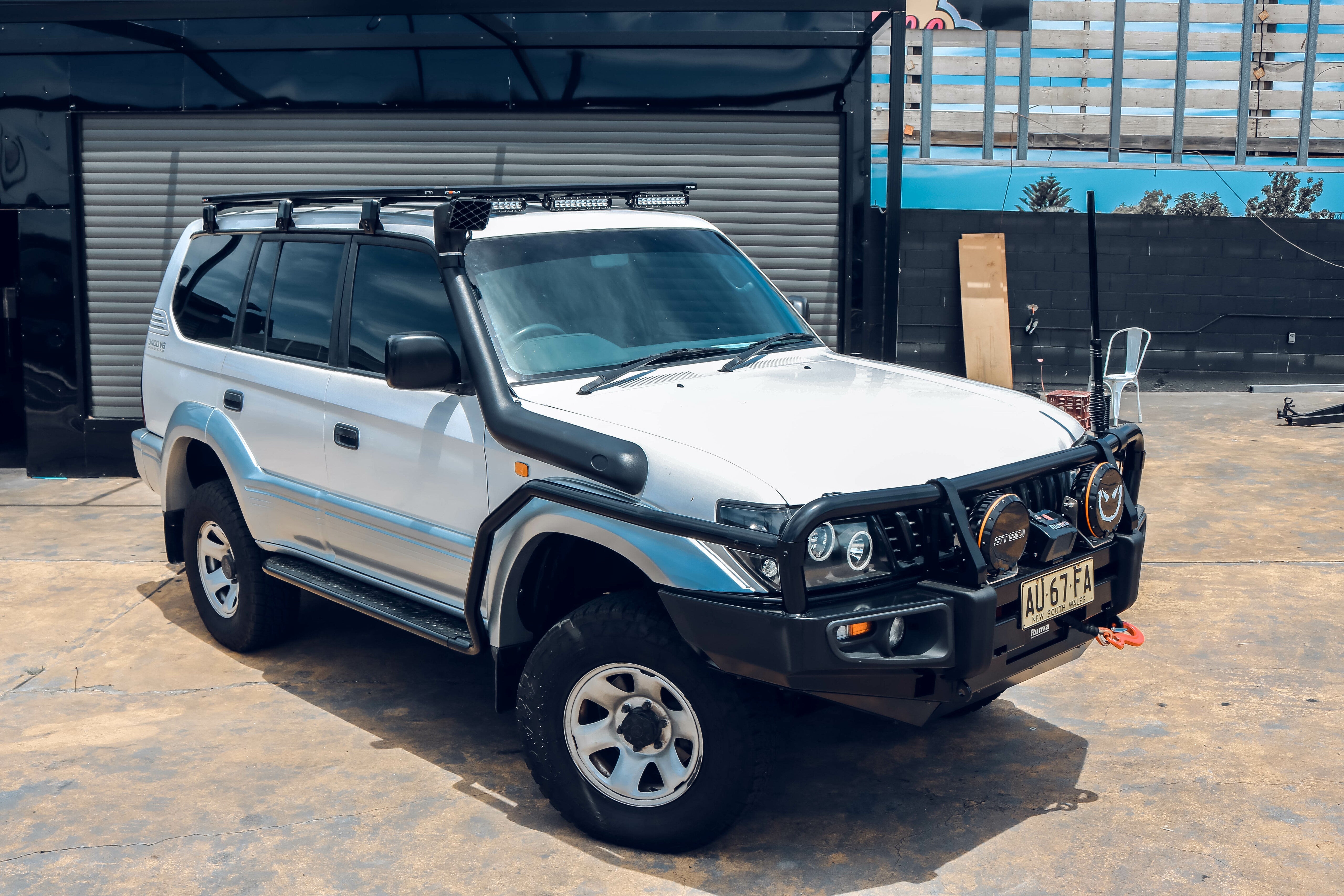 Prado 90 Series Bull Bar & Rockslider Combo