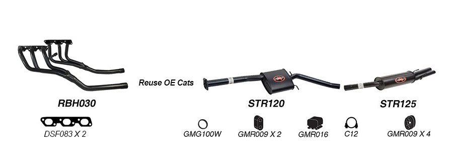 Redback Exhaust System for Holden Commodore (01/1997 - 07/2003), Calais (01/1997 - 07/2003), HSV XU6 (03/1998 - 07/2003)