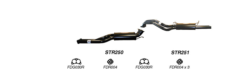 Redback Exhaust System for Ford Falcon (09/2002 - 09/2005)