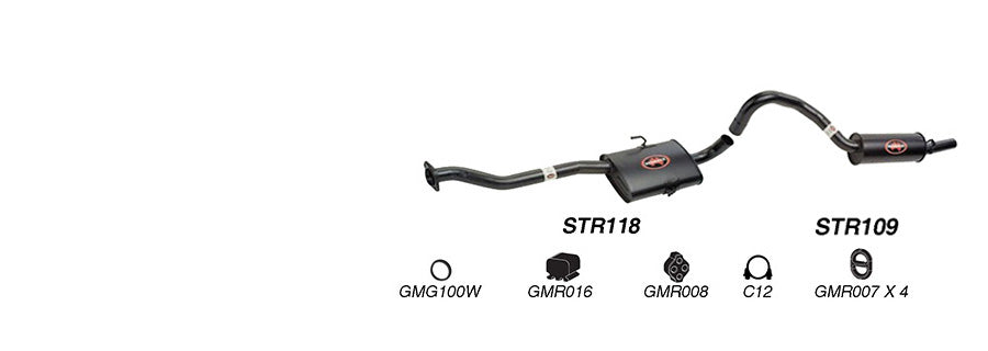 Redback Exhaust System for Holden Commodore (01/1995 - 01/1997)