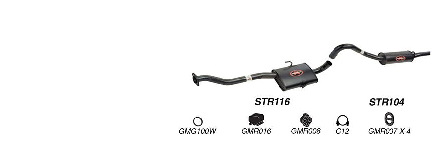 Redback Exhaust System for Holden Calais (01/1995 - 01/1997), Commodore (01/1995 - 01/1997)