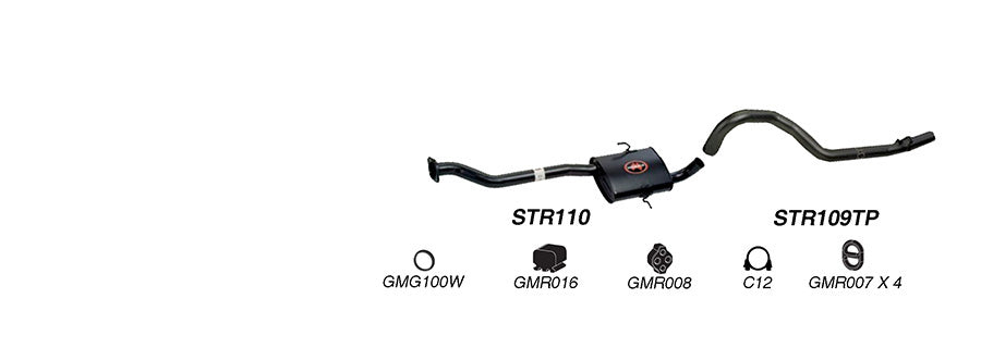 Redback Exhaust System for Holden Commodore (01/1995 - 2000)