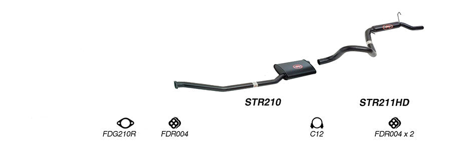 Redback Exhaust System for Ford Falcon (03/1992 - 09/2002), Fairmont (01/1992 - 09/2002)