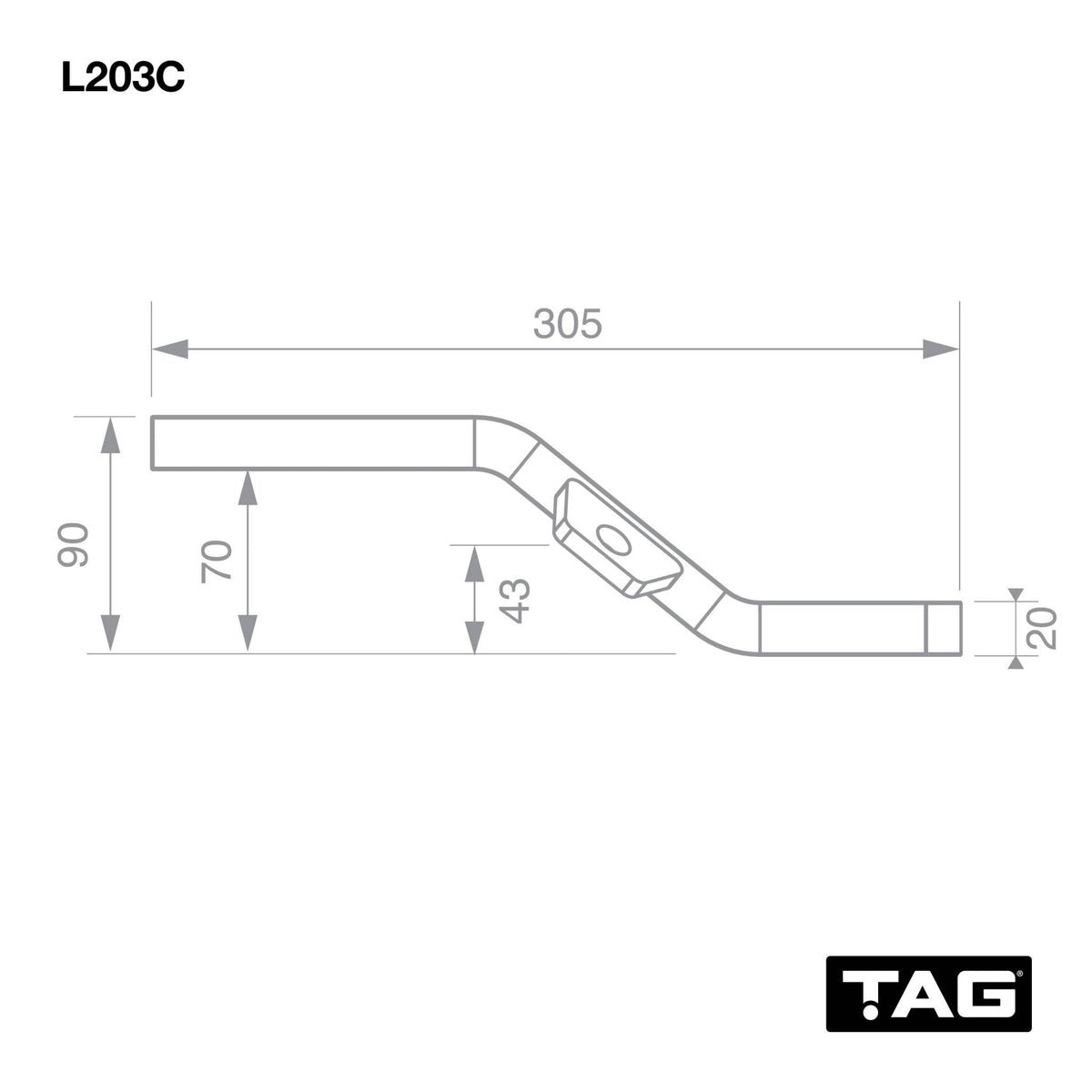 TAG Class 2 Tow Ball Mount