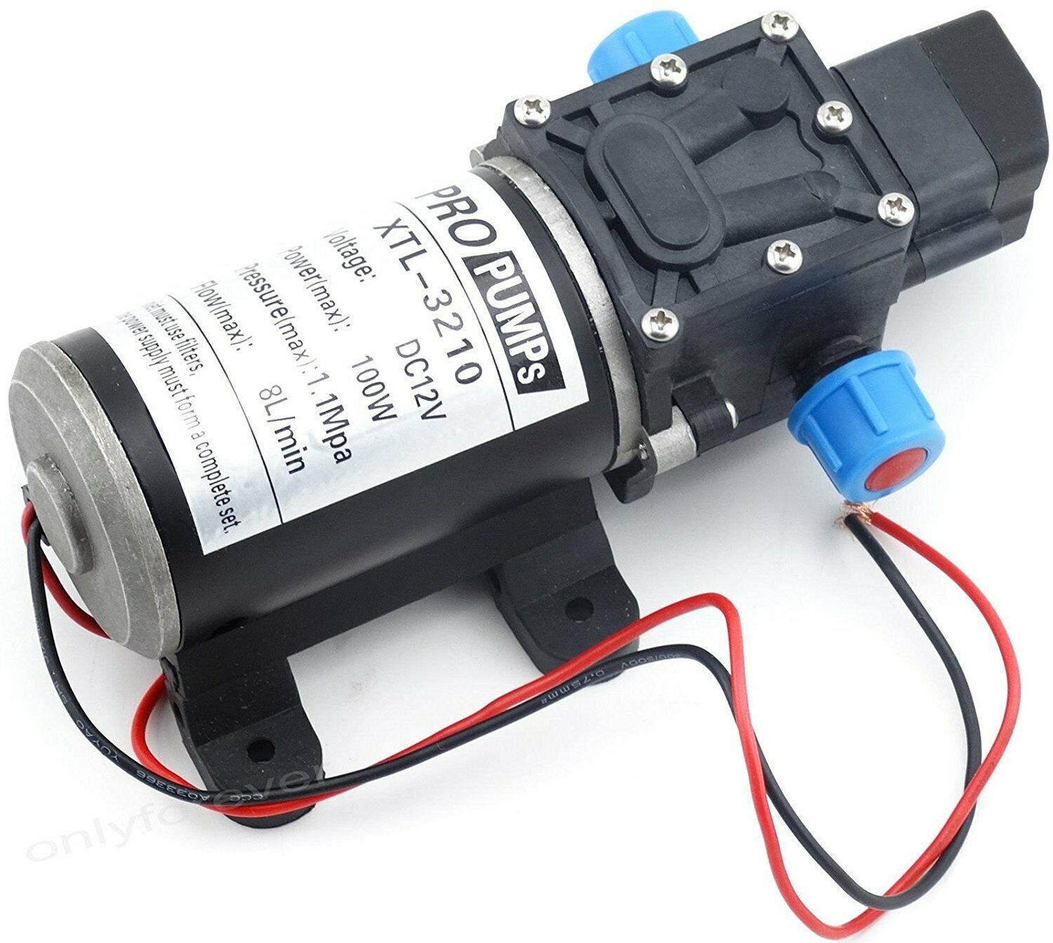 12 Volt 160psi Self Priming 8 litre P/M Water Pump