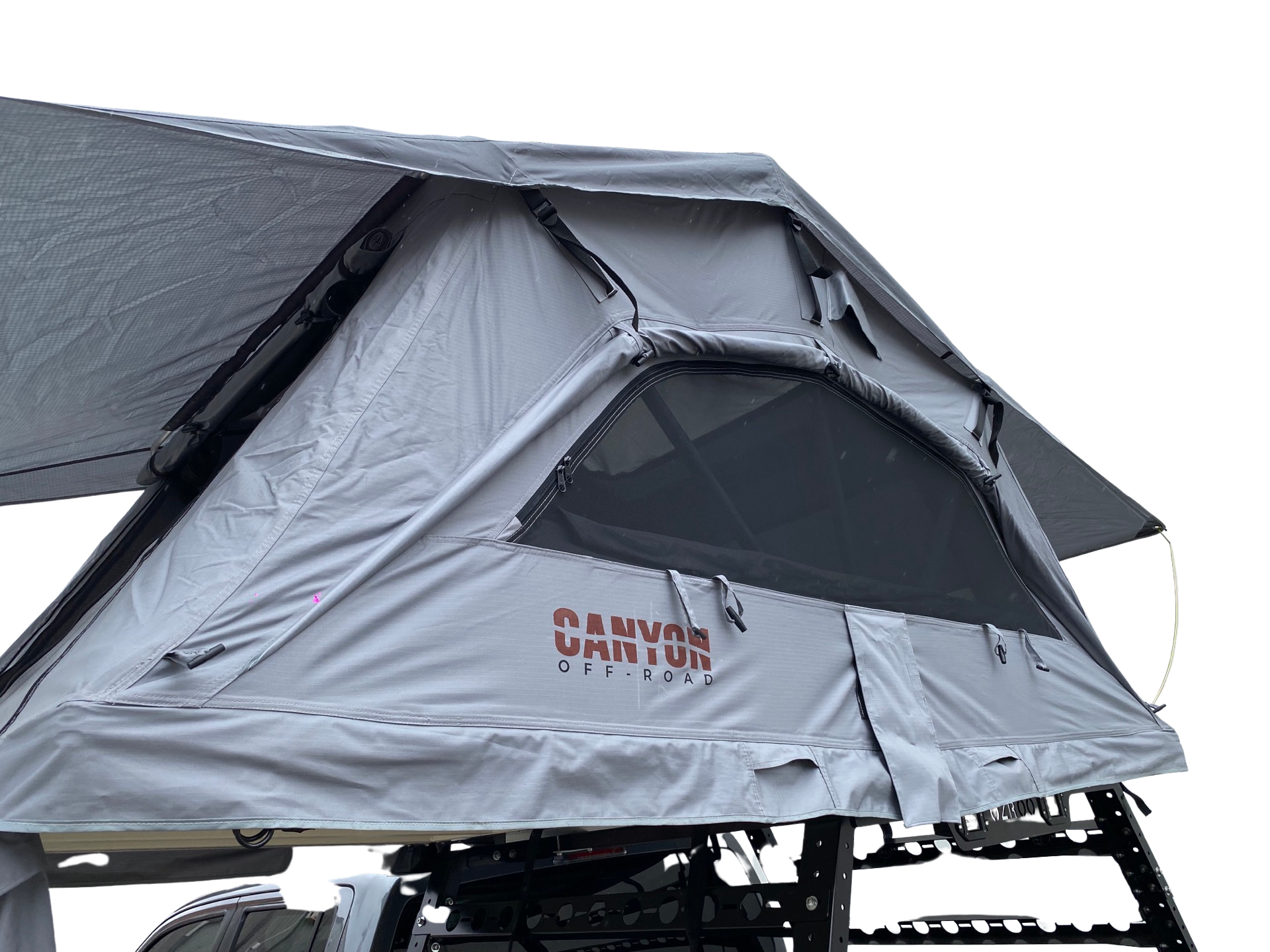 Camping Package - Roof Top Tent - 2 Person PANORAMA Soft Shell Tent